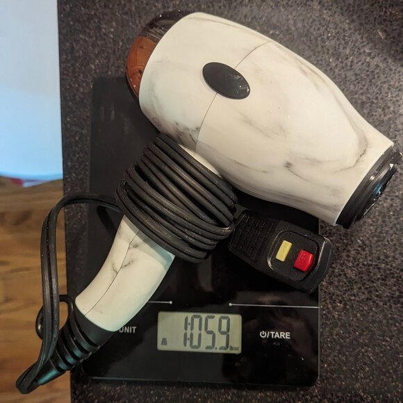 Aria Beauty Grey Marble Blow Dryer - Picture 15 of 16